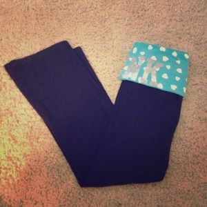 Black and blue VS sweat pants and vs yoga pants