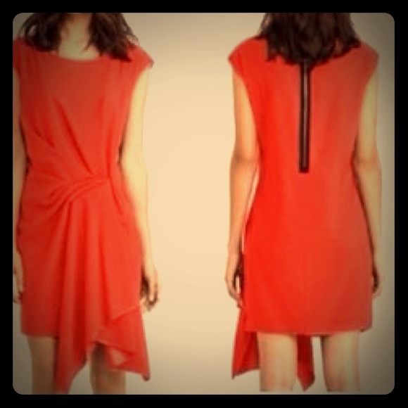 Rachael Roy red dress