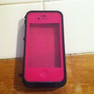 Iphone 4 hot pink life proof case 🚫traded🚫