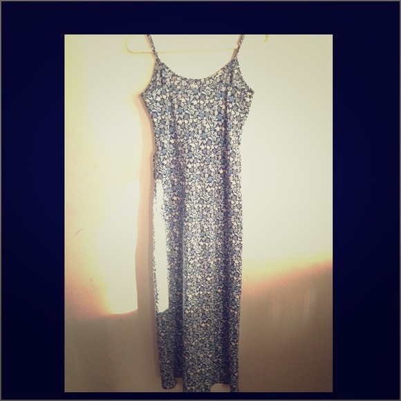 Ankle length floral dress