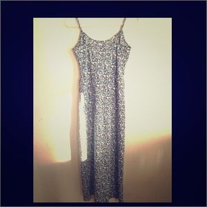 Ankle length floral dress