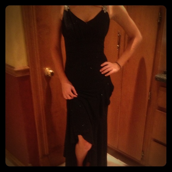 Long black dress