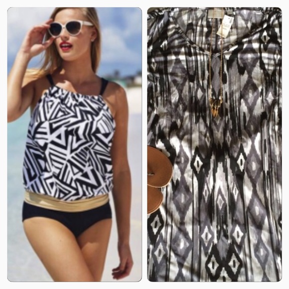 Tribal/Ikat print dress