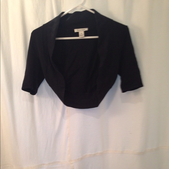 Black shrug sweater