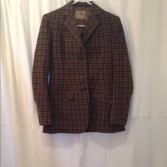 Price Drop- Plaid equestrian riding jacket