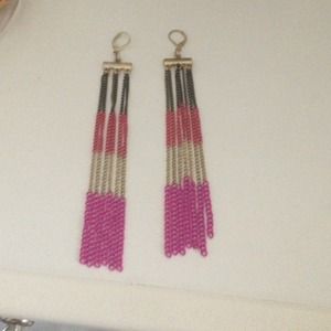 Chained earrings