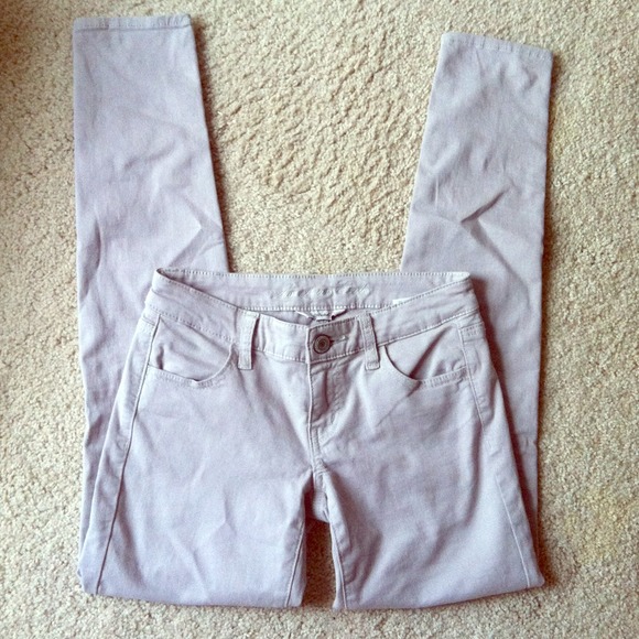 American eagle light gray jeggings