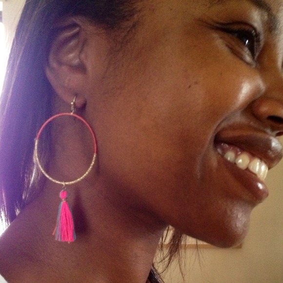 SOLD - ASOS Orelia Cord Hoop - exclusive to ASOS