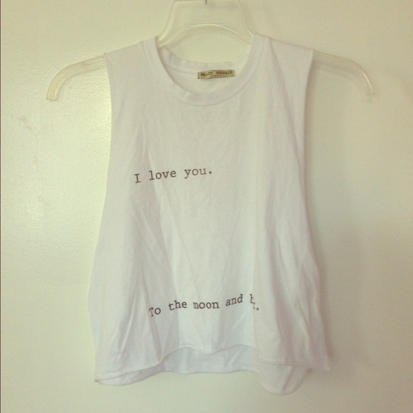 BM "I Love You To The Moon And Back" Muscle Tank