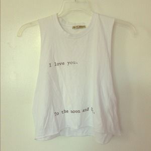 BM "I Love You To The Moon And Back" Muscle Tank