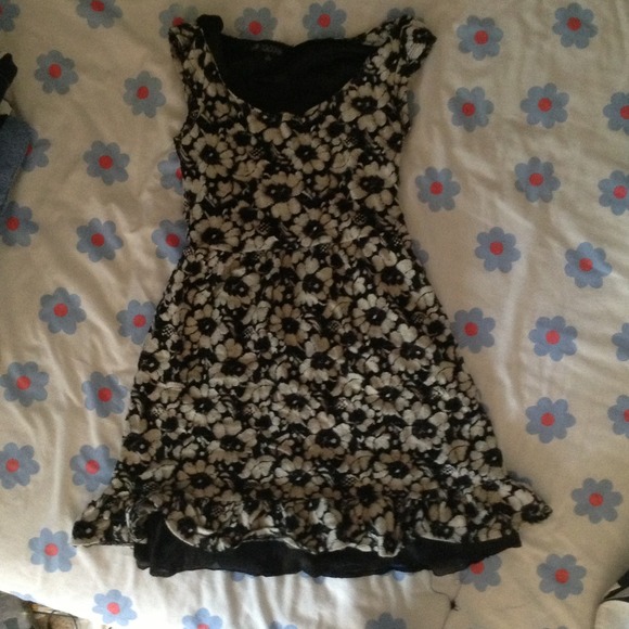 Black and white dress