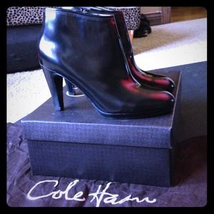 Cole Haan Black "Air Madge" Booties