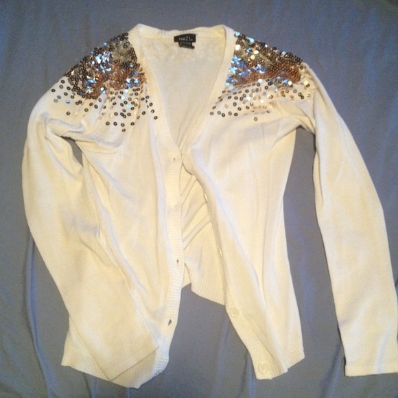 Sequin cardigan