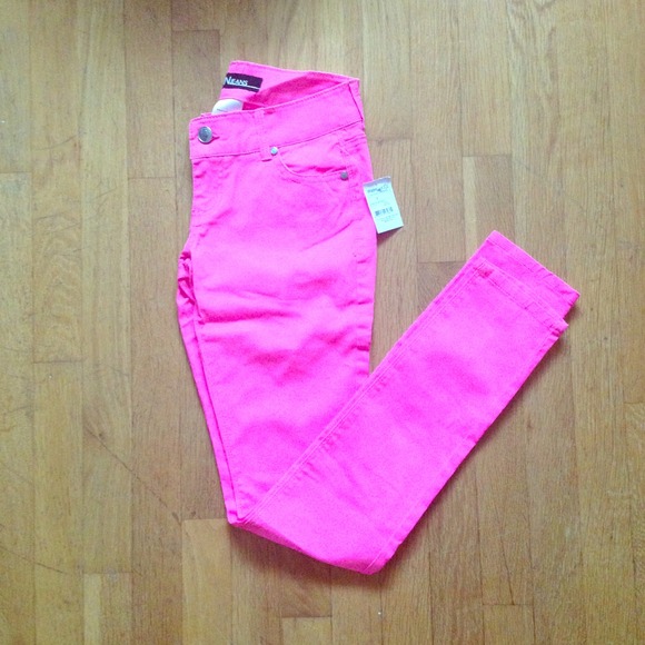 Brand New Neon Pink Skinny Jeans