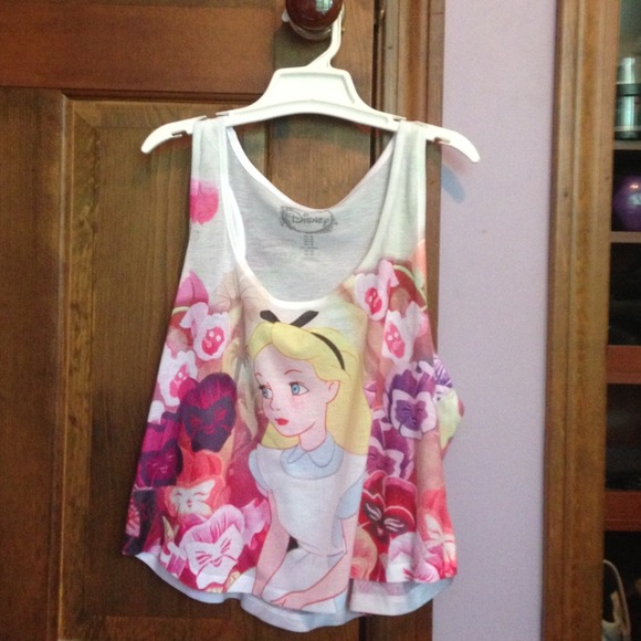Alice in wonderland tank top