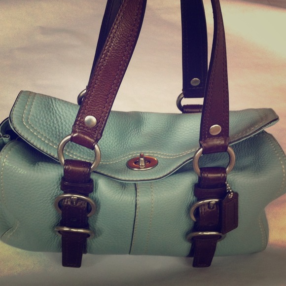 authentic Coach leather satchel - Picture 1 of 4