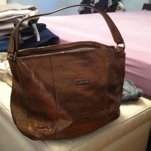 Calvin Klein hobo python-bronze