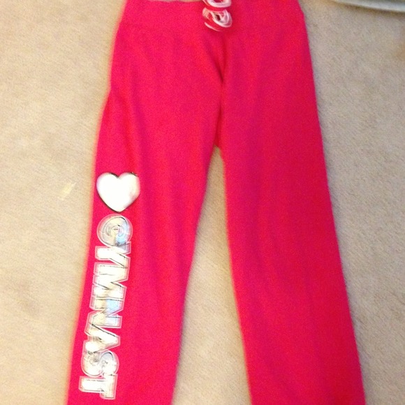 justice Pants - ❌❌sold❌❌Girls justice gymnastic sweat pants size 8