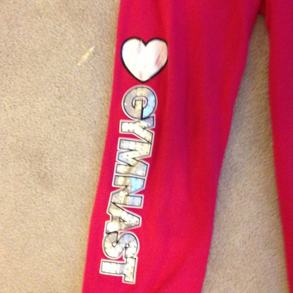 ❌❌sold❌❌Girls justice gymnastic sweat pants size 8 - Picture 2 of 2