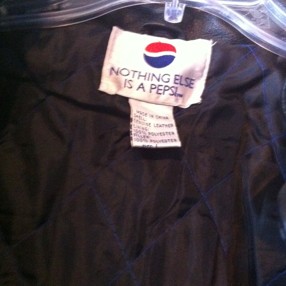 Pepsi genuine 100% leather jacket.. - Picture 3 of 4