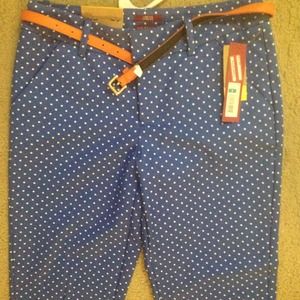 Polka dot work slacks