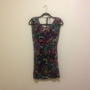 ⬇REDUCED⬇ Armani Exchange Purple Print Top