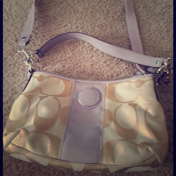 Authentic Coach Signature Demi Crossbody