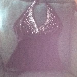 A black halter very cute