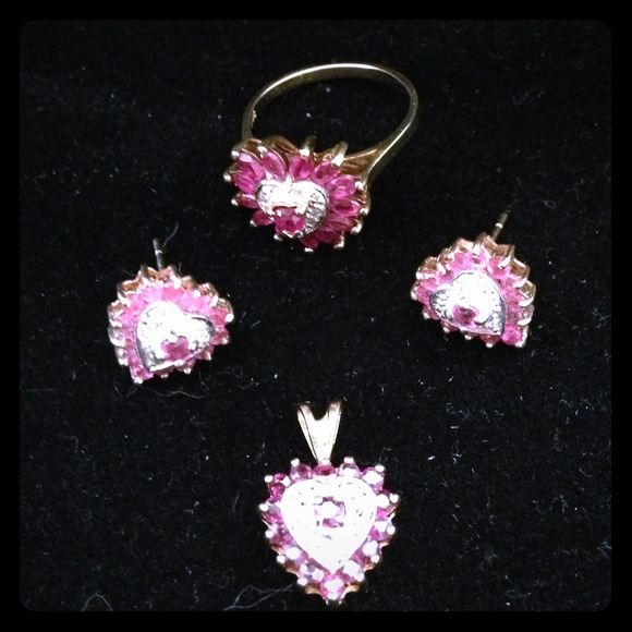 Ruby & Diamond set