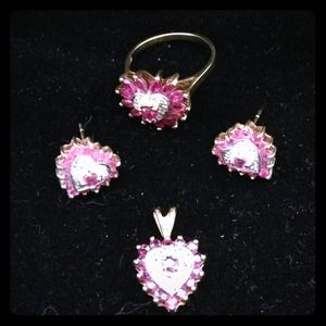 Ruby & Diamond set