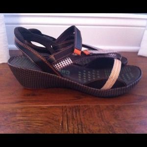 Neve worn camper sandals purchased in Rome!