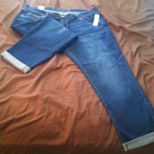 Old Navy straight ankle jeans