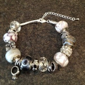 Bead and Charm bracelet