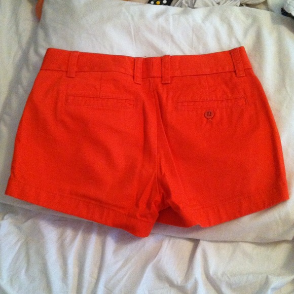 Red-orange, gently worn j.crew shorts - Picture 2 of 2