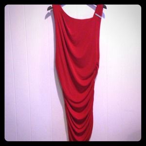 riuched jersey dress. Worn once