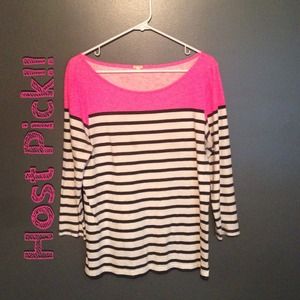 J Crew Colorblock Tee
