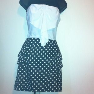 Polka Dot Ruffle Skirt