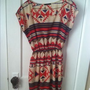 tribal print dress
