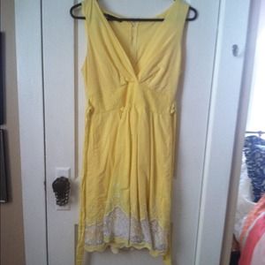 yellow spring/summer dress from Maurice's