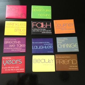 11 magnets/ inspirational quotes new 3.5x2.5 inch