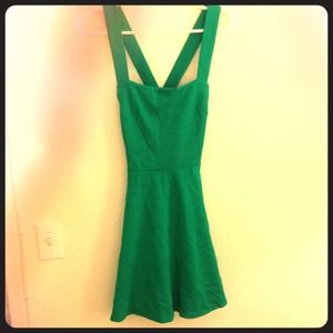 Emerald green dress, only worn once