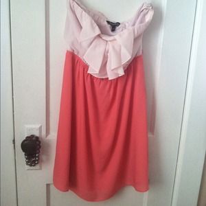 strapless Express dress