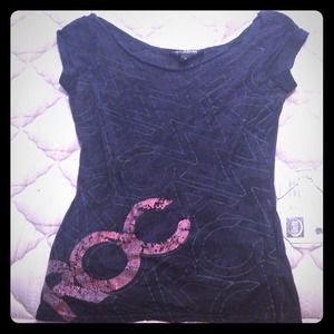 Black, lace Rocawear T shirt