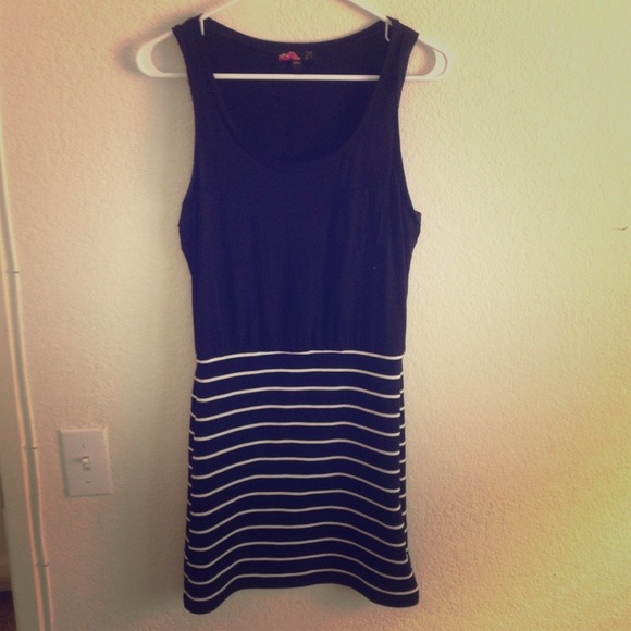 Black and white dress