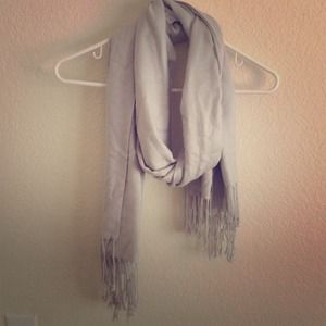 Silver / gray scarf