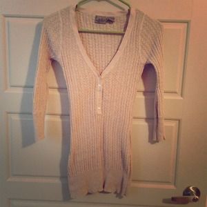 3/4 Sleeve Nude Sweater