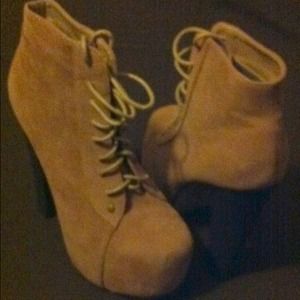 Platform Suede Boots