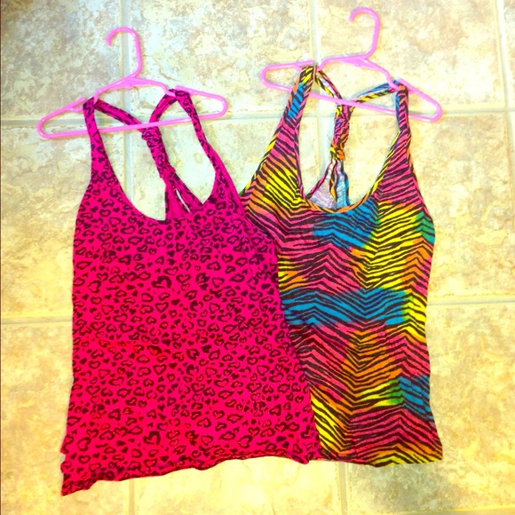 Two racer back tanks
