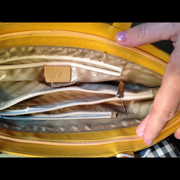 SOLDJuJu Handbag/ Purse Mustard/Goldenrod In color - Picture 2 of 4