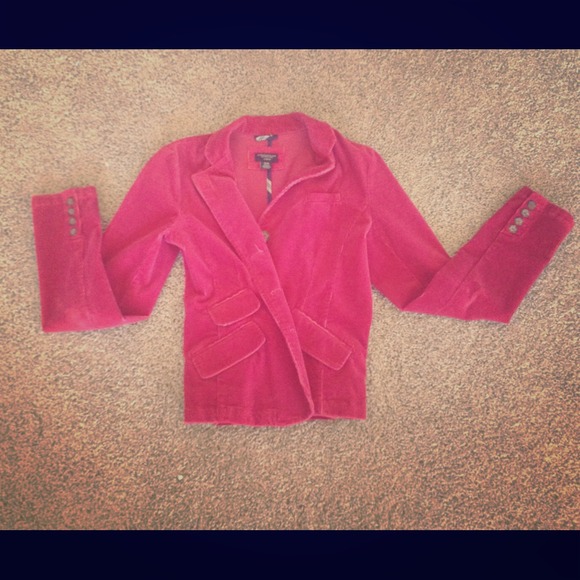 American Eagle red corduroy jacket